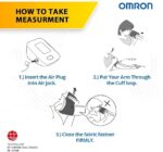 Omron Hem 7121J Fully Automatic Digital Blood Pressure Monitor with Intellisense Technology & Cuff Wrapping Guide Most Accurate Measurement (White) (Power Source - Battrey)