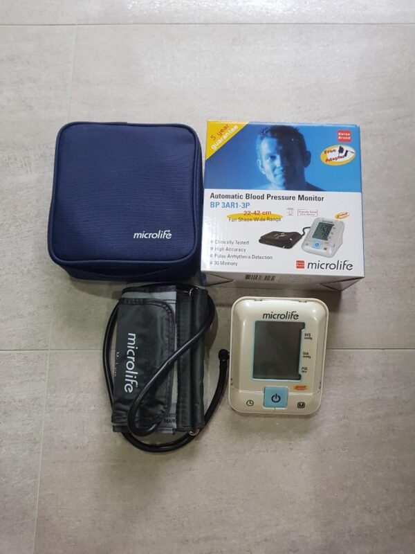 Microlife BP-3AR1-3P Automatic Blood Pressure Monitor With Free Adapter