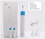 TB1033 rotary electric toothbrush with replaceable oral brush heads