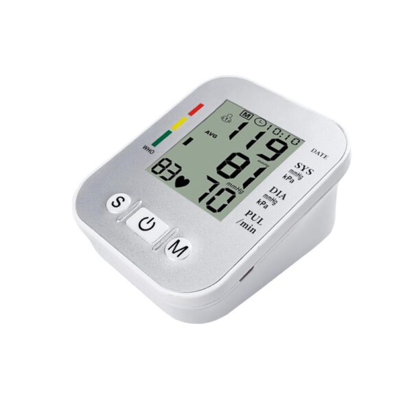 Home use upper arm lcd display full automatic digital blood pressure monitor