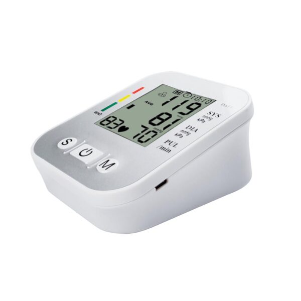 Home use upper arm lcd display full automatic digital blood pressure monitor