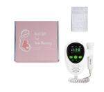 Potable fetal doppler monitor 2m 3m fhr machine baby heart monitor tft colors display fd400