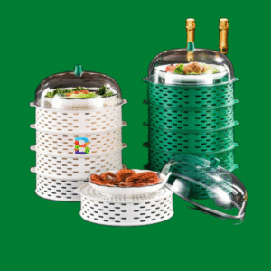 BuyOneBD 5 Layer Food Safety Cover – Flyproof, Reusable Food Net Cover for Kitchens and Dining Tables in Bangladesh