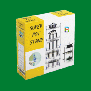 Super Pot Stand by buyonebd – 5 Layer Iron Kitchen Organizer Rack for pots and pans in Bangladesh