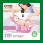 Baby Bather Deluxe – Ergonomic, soft fabric for baby’s comfort"