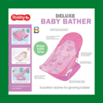 Baby Bather Deluxe – Ergonomic, soft fabric for baby’s comfort"