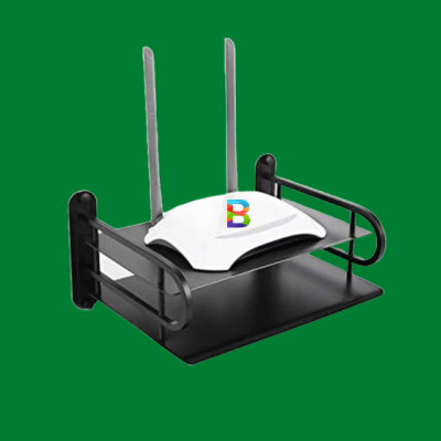 Durable Router Stand with space-saving design for home or office