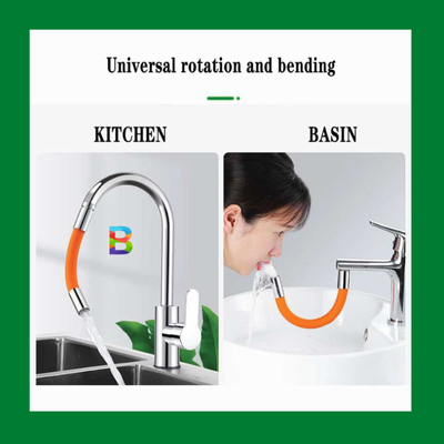 Faucet Extender Pipe 360 Degree Rotating Home Use – Flexible Water Flow Control