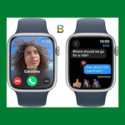 Apple Watch Series 9 in Midnight Aluminum with Sport Loop band