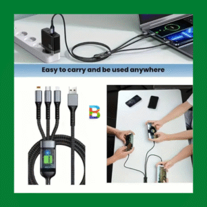 100W Fast Charging USB 3.0 Cable - High-Speed Charging and Data Transfer | BuyOneBD