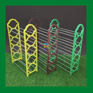 SS 5 Layer Shoe Rack – Premium Stainless Steel for Home Organization | BuyOneBD