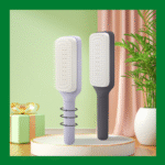 Fashion Fashion hair comb all hair Types – Self-Cleaning Detangling Comb with Ergonomic Handle