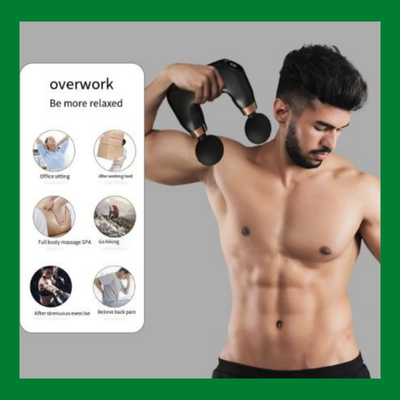 Double-Headed Fascia Gun – Dual-Head Percussion Massage Gun for Deep Tissue Relief