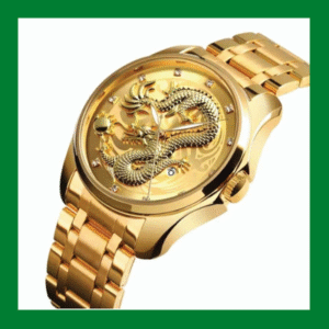 YOLAKO Men’s Dragon Watch – Luxury Quartz Timepiece with Dragon Motif