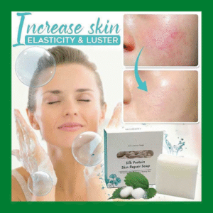 Eelhoe Silk Essence Soap – Silk Protein Skin Repair Soap for Deep Cleansing & Moisturization