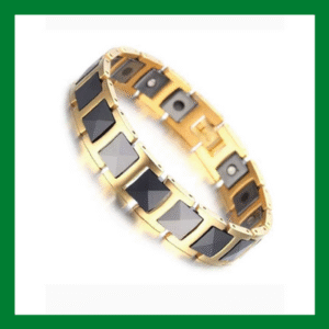 Elegant Ceramic Gold Tungsten Magnetic Therapy Bracelet 074 – Stylish Health Accessory