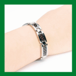 Bio Magnetic Bracelets – Green, Red & Black Carbon Fiber Design