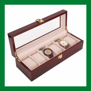 Watch Box 6 Grid Wooden from buyonebd – Stylish Storage for Watches and Jewelry
