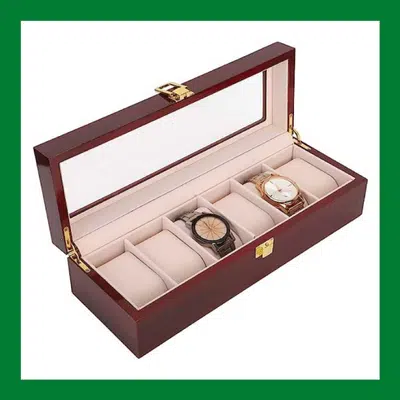 Watch Box 6 Grid Wooden – Elegant Storage for Your Watches and Jewelry Watch Box 6 Grid Wooden from buyonebd – Stylish Storage for Watches and Jewelry