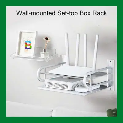 SS Wall Mounted Router Stand – Space-Saving and Durable Storage Solution for Your Router | BuyOneBD SS Wall Mounted Router Stand – durable stainless steel stand to organize and store routers or modems with a sleek modern design