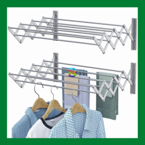 Wall Mounted Clothes Drying Hanger – Space-saving and durable clothes drying solution for small homes and apartments.