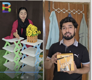 Combo Offer 5-Layer Shoe Rack & SS Flexible Door Hanger