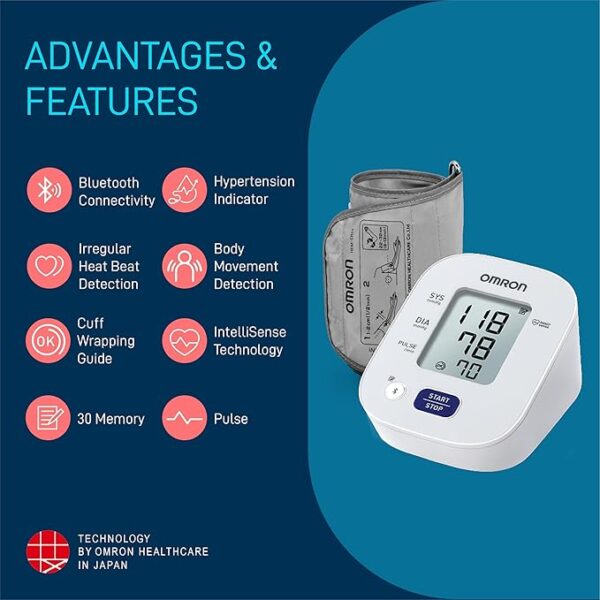 Omron HEM 7143T1 Intellisense Technology Measurement - Image 4