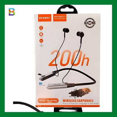 Recrsi RE-NY060 200 Hours Bluetooth Neckband