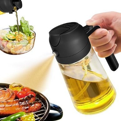 Oil Sprayer Bottle Price in Bangladesh | 2-in-1 Oil Dispenser